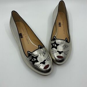 Charlotte Olympia x KISS Kiss Kitty Unplugged Flats
